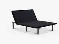Ascension® Luxe Adjustable Power Base shown with the head section raised on a light gray background.