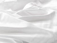Bamboo sheets white color close-up
