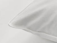 Feather down pillow detail shot