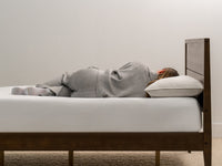 Feather down pillow lifestyle 
