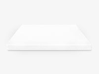 Front view of the 4 lb Memory Foam Mattress Topper with quilted hexagon-pattern cover.