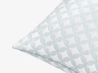 Shredded foam pillow close-up
